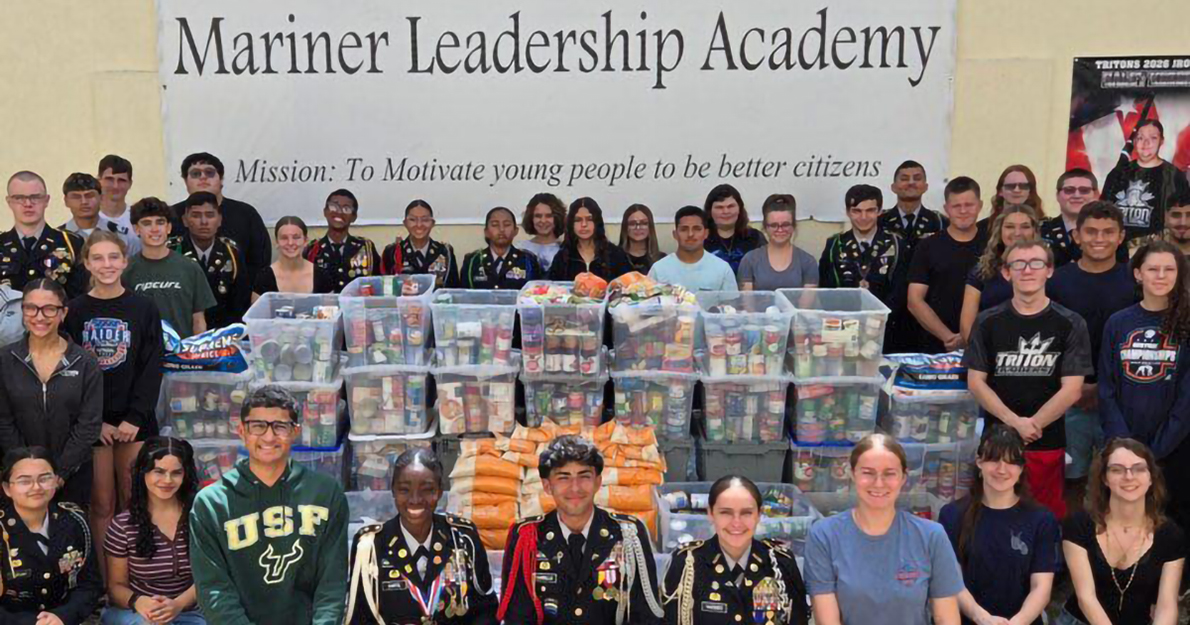 Lee County JROTC Cadets Lead Massive Charge Against Hunger Lee County JROTC Cadets Lead Massive Charge Against Hunger